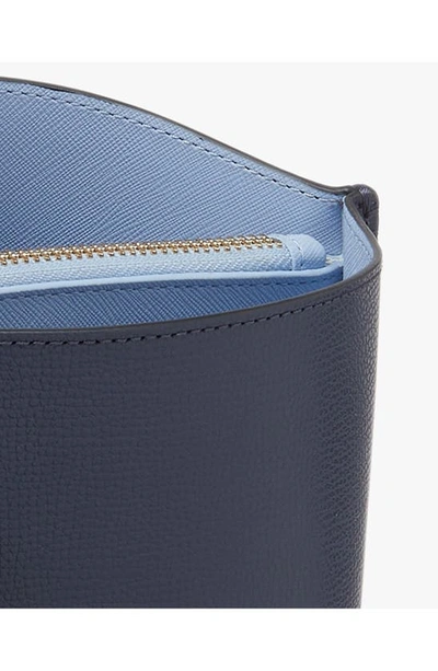 Kate Spade Suite Leather Tote In Parisian Navy Multi