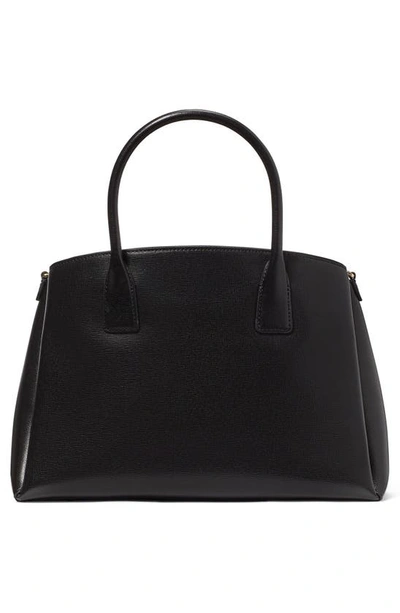 Shop Kate Spade Serena Leather Satchel In Black