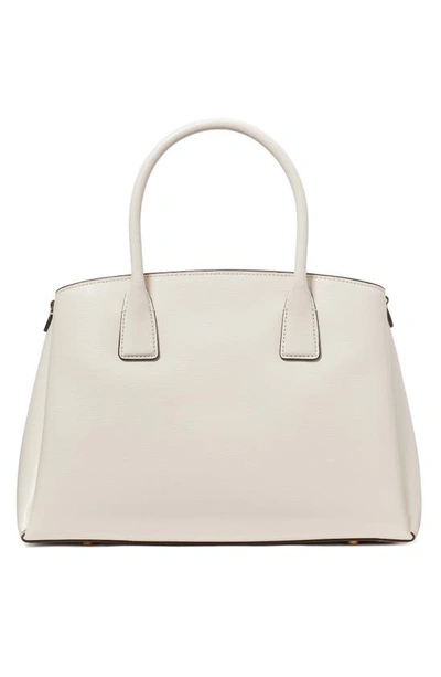 Shop Kate Spade Serena Leather Satchel In Parchment.