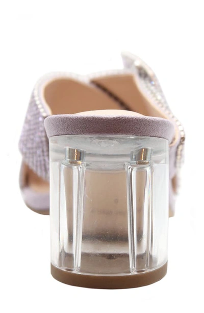 Charles David Cayden Embellished Slide Sandal In Lavendar
