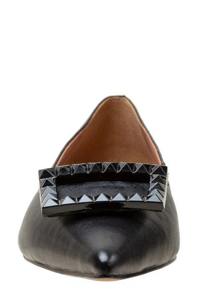 Linea Paolo Nolene Pointed Toe Flat In Black