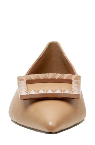 Linea Paolo Nolene Pointed Toe Flat In Desert