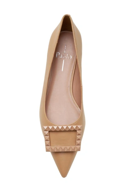 Linea Paolo Nolene Pointed Toe Flat In Desert