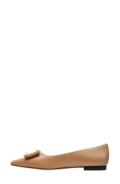 Linea Paolo Nolene Pointed Toe Flat In Desert