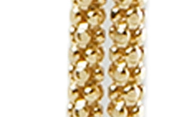 Shop Argento Vivo Sterling Silver Knot Linear Earrings In Gold