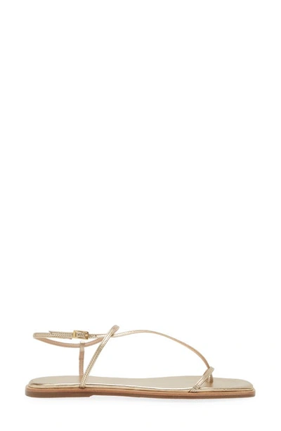 Shop Kaanas Alayta Ankle Strap Sandal In Gold