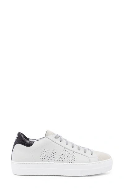 Shop P448 Thea Sneaker In White-black