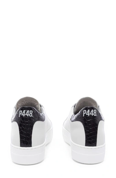 Shop P448 Thea Sneaker In White-black