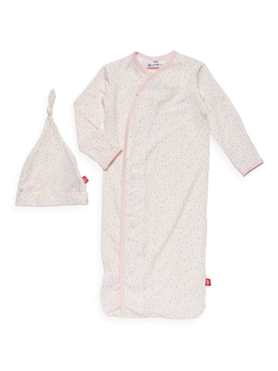 Shop Magnetic Me Baby Girl's Bedford Floral Modal Beanie & Sleep Sack Set