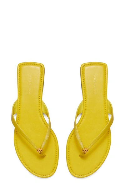 Shop Tory Burch Classic Flip Flop In Colza Yellow