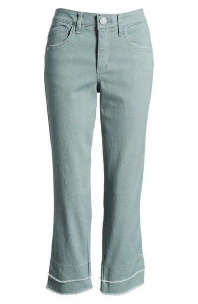 Wit & Wisdom 'ab'solution High Waist Double Hem Kick Flare Jeans In Dusty Slate