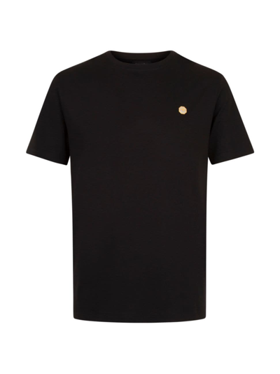 Shop Stefano Ricci Men's Crewneck T-shirt In Black