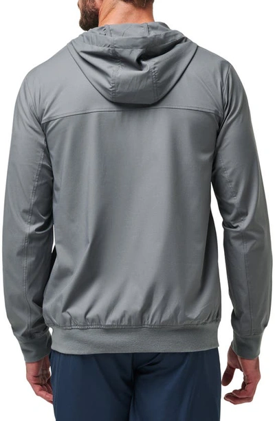 Travis Mathew Wanderlust Hooded Jacket In Quiet Shade