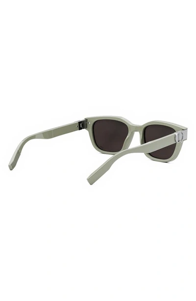 Shop Dior Cd Icon S1i 54mm Geometric Sunglasses In Shiny Beige / Smoke Mirror