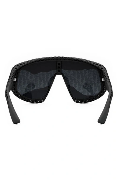 Dior Sunglasses In Matte Black / Bordeaux Mirror