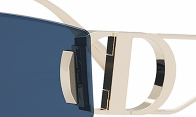 Shop Dior 30montaigne B3u 65mm Gradient Oversize Butterfly Sunglasses In Shiny Gold Dh / Blue