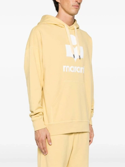 Shop Marant Yellow Miley Sweatshirt