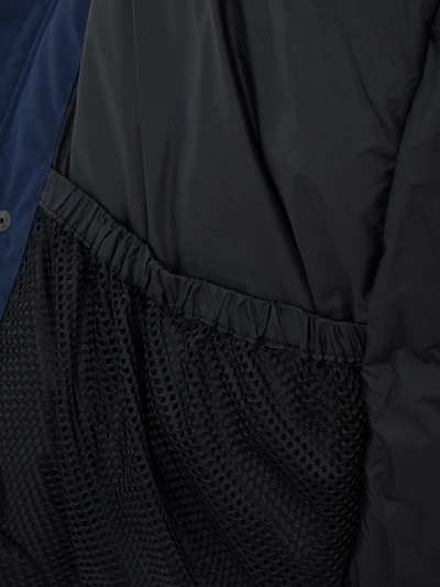Shop Canada Goose Quilted Blu Parka 'langford' Men's Jacket In Blue