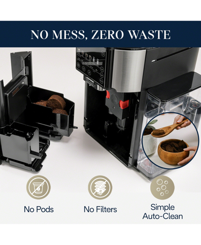 Delonghi Truebrew Automatic Bean Extract Coffee Machine With Carafe In Stainless
