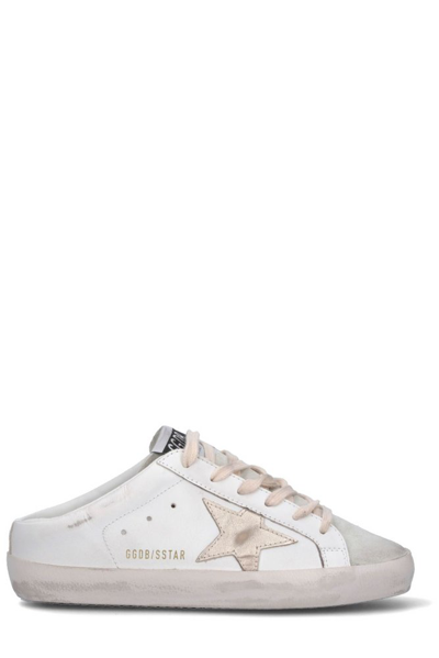 Shop Golden Goose Deluxe Brand Super Star Low In White