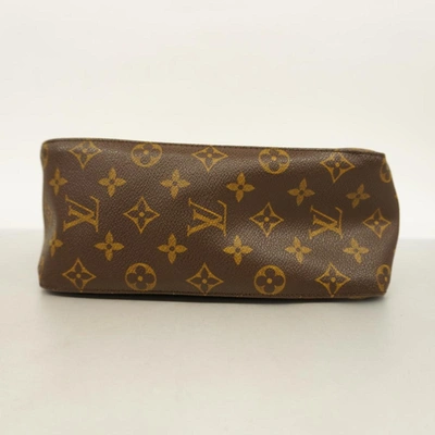 Pre-owned Louis Vuitton Looping Brown Canvas Shoulder Bag ()