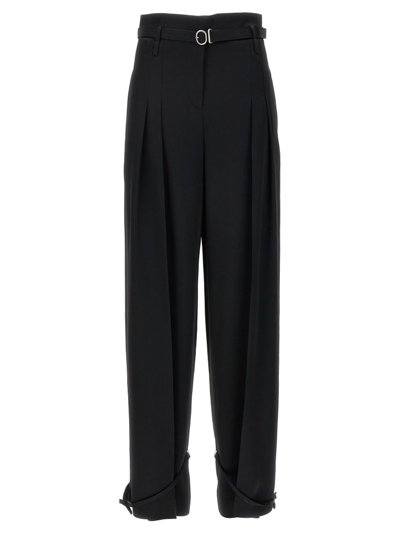 Shop Jil Sander High Waist Tailored Trousers In Black