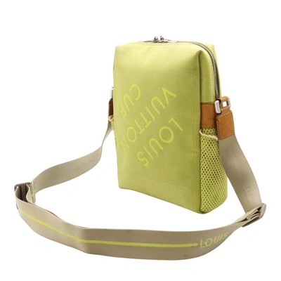 Pre-owned Louis Vuitton Weathery Yellow Canvas Shoulder Bag ()