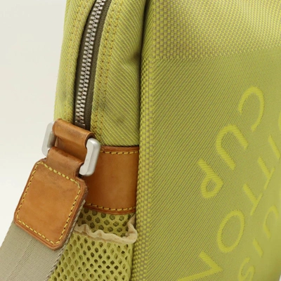 Pre-owned Louis Vuitton Weathery Yellow Canvas Shoulder Bag ()
