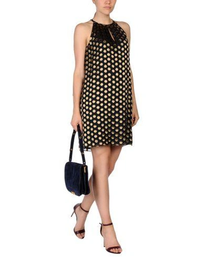 Shop Diane Von Furstenberg Short Dress In Black