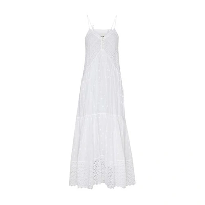 Shop Marant Etoile Sabba Maxi Dress In White