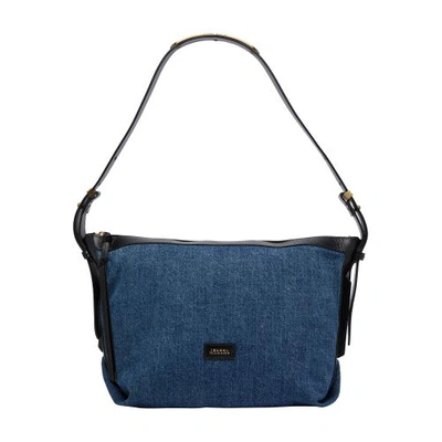 Shop Isabel Marant Leyden Handbag In Dark_blue