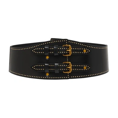 Shop Isabel Marant Riccia Belt In Black