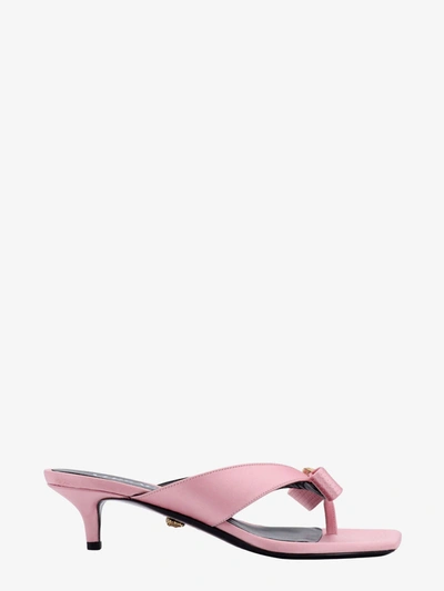 Shop Versace Gianni Ribbon In Pink