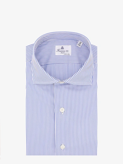 Shop Finamore Shirt In Blue
