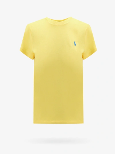 Shop Polo Ralph Lauren T-shirt In Yellow