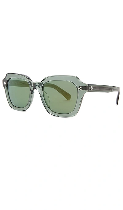 Oliver Peoples Womens Green Ov5526su Kienna Square-frame Acetate Sunglasses In 蓝色