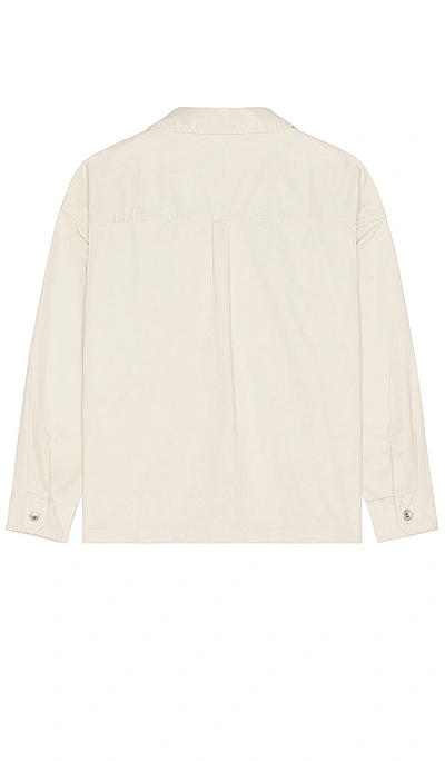 Shop Levi's Masonic Patch Pocket Over Shirt In Cream