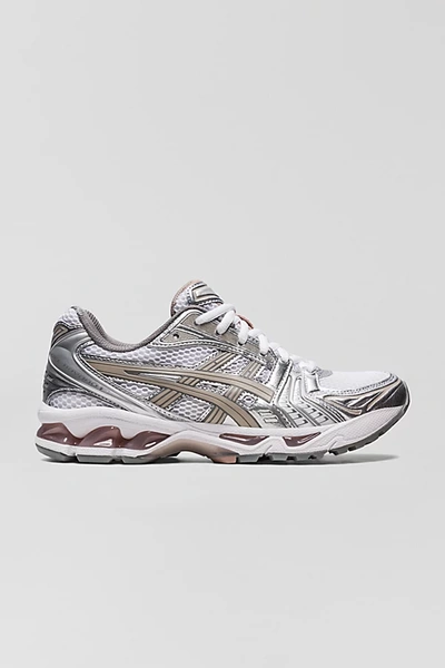 Shop Asics Gel-kayano 14 Sneaker In White/moonrock, Women's At Urban Outfitters