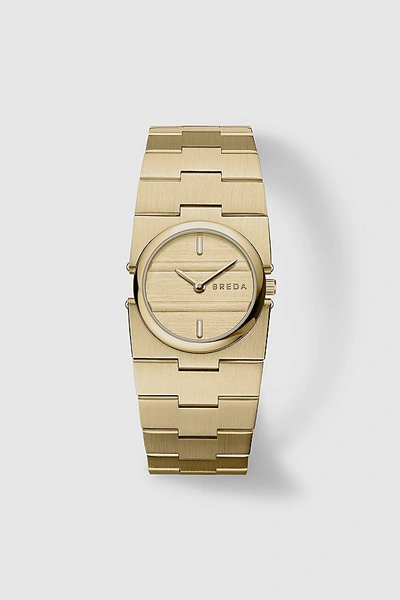 Shop Breda Sync Quartz Bracelet Watch In Gold And Metal At Urban Outfitters