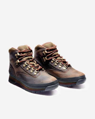 Shop Timberland Euro Hiker Boots In Brown