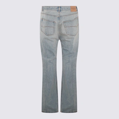 Shop Balenciaga Jeans In Light Indigo