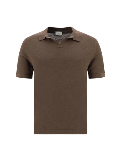 Shop Brooksfield Polo Shirts In Coconut