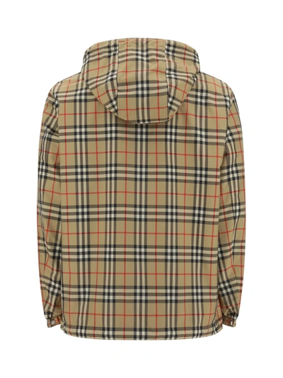 Shop Burberry Jackets In Archive Beige Ip Chk
