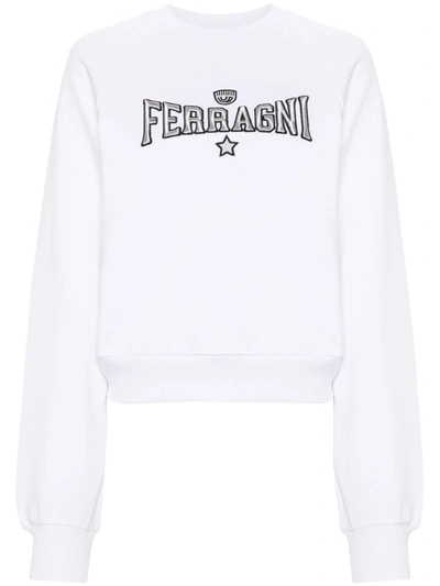 Shop Chiara Ferragni Sweaters In White