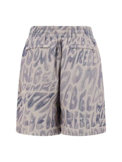 Shop Domrebel Bermuda Shorts In Beige