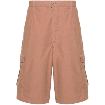 Shop Ea7 Emporio Armani Shorts In Brown