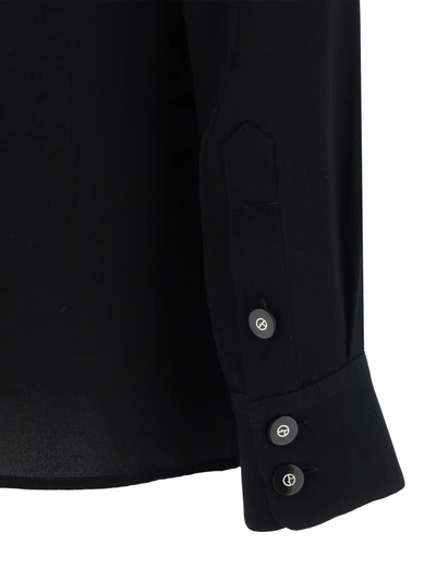Shop Giorgio Armani Shirts In Black Beauty