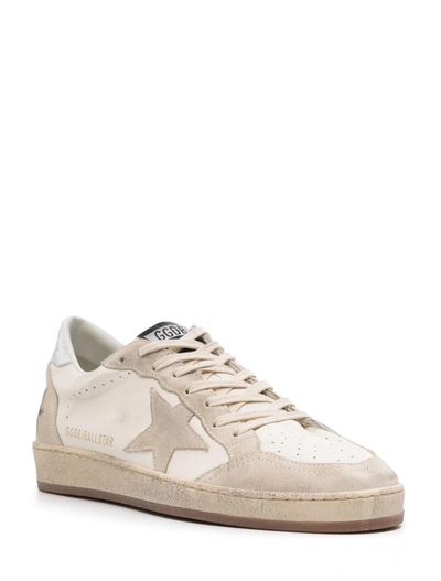 Shop Golden Goose Sneakers In White/seedpearl/silver