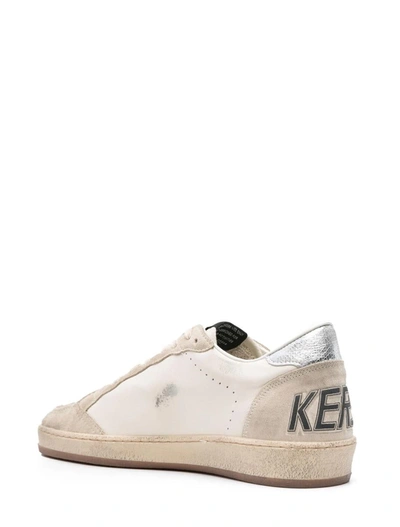 Shop Golden Goose Sneakers In White/seedpearl/silver