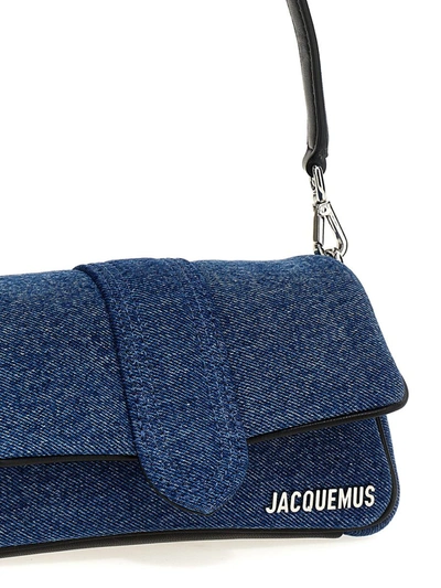 Shop Jacquemus 'le Petit Bambimou' Shoulder Bag In Blue